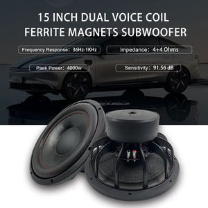 Subwoofer Voiture 15 Pouces, Bobine Double Voix 4 Ohms, 2400 Watts Puissance Maximale, Subwoofer SPL pour Voiture 15 - Product Image 2
