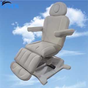 Kisen Cosmetology Furniture PVC 3 Motor Reclining Electric Aesthetic Spa <b>Bed</b> & Chair Adjustable Features High-Density <b>Sponge</b> - Product Image 4