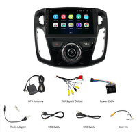 Radio Mobil Android 15 untuk Ford Focus 2012-2018 Layar OLED Touchscreen WiFi Terintegrasi Navigasi GPS CarPlay Android Auto