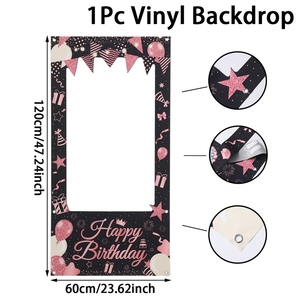 120*60 ס "מ ילדים יום הולדת באנר רקע בד קריקטורה יום הולדת - Product Image 6