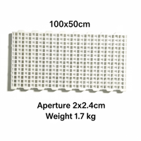 Plancher en plastique blanc pour poulaillers, enclos à canards et à oies, adapté aux fermes d'élevage, haute capacité de charge