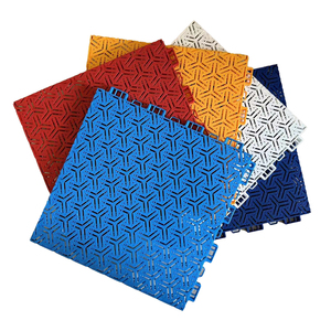 Sân bóng rổ ngoài trời sàn thể thao dễ dàng lắp đặt gạch lát sàn nhựa mềm PP vật liệu treo gạch - Product Image 1