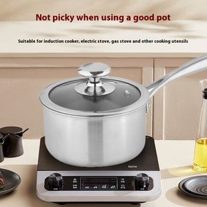 Vente en gros de nouvelle marmite à soupe en titane pur avec poêle à frire pour bébé design classique sans revêtement pour le camping et les compléments alimentaires pour bébés - Product Image 2