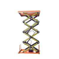 Tables élévatrices à ciseaux hydrauliques de 3T, 4T, 5 tonnes, capacité de charge lourde, hauteur de levage de 1m à 10m, avec télécommande sans fil, alimentation électrique, Taigang TGZG-G