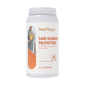 RedPhyto Best Seller Tablet Permen Peptida Ulat Sutra Pasir Dewasa, Menutrisi, Memperkuat Paru-Paru, Suplemen Herbal, Pendukung Kekebalan Tubuh - Product Image 4