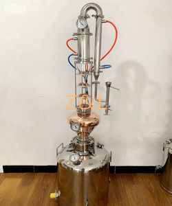 Distillerie électrique entièrement en acier inoxydable, téléviseur pour whisky et moonshine, blanc et jaune, 50l/100l - Product Image 4