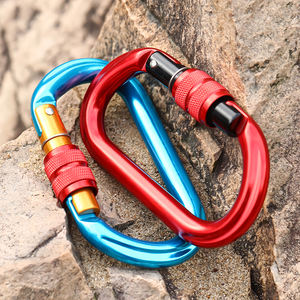 Karabiner Pendakian Aluminium 7075 Tipe <span class=keywords><strong>Oval</strong></span> Tugas Berat Warna Sesuai Pesanan Harga Pabrik - Product Image 4