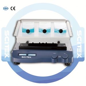 Machine de mélangeur de matériel médical de haute précision SCITEK 30-300rpm Agitateur double couche Convection naturelle OEM Support personnalisé - Product Image 3