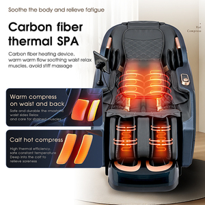 Fauteuil de massage HENGSHI L8 2026 Zéro Gravité 4D à 4 rouleaux avec chaleur, pétrissage, couverture corporelle complète et commande vocale intelligente Bluetooth - Product Image 5