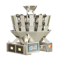 Walnoot Sesamboon Noten Aardappelchips Gedroogd fruit Groentesalade Kaas Component 10 14 16 Koppen Multihead Weegschaal Verpakkingsmachine