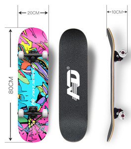 Bán Tốt Nhất Bán Trống Skate Board Sàn Bán Buôn 7 Ply Maple Trống Ván Trượt Sàn Với Giá Rẻ - Product Image 3