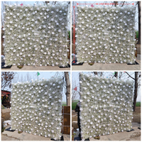 DKB Frühlings-Muttertags-Blumenwanddekoration 8*10ft Seiden-Grün-Gelbe Sonnenblume Hochwertige 5D Weiche Blumenwand-Verzierung