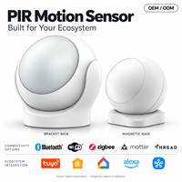 Détecteur de mouvement infrarouge OEM ODM pour la détection de présence humaine, compatible Zigbee, WiFi, BLE, Matter over Thread et intégration Tuya