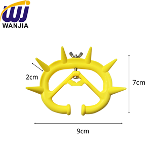 WANJIA 耐久性のある吸い込み防止子牛用離乳器 カラーノーズソーン離乳器 家畜搾乳停止装置 牛用 - Product Image 4
