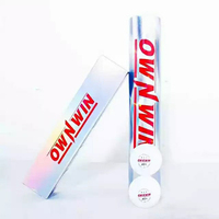 Balles de tennis de table de qualité supérieure, trois étoiles, logo personnalisé professionnel, balles de ping-pong blanches, boîte personnalisée OEM, entraînement