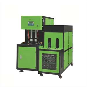 High output, low price, <b>small</b> footprint, semi-automatic PET <b>bottle</b> blowing machine, 800 - 1100 <b>bottles</b> per hour - Product Image 4