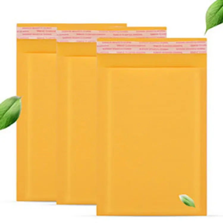 Sacchetto postale di consegna del Mailer dell'imballaggio di trasporto imbottito aria della busta Kraft su ordinazione marrone impermeabile riciclato su ordinazione
