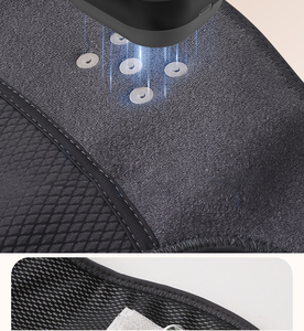 Masseur de genou chauffant personnalisé en nylon, compresse chaude antidérapante, design respirant, soulagement de la douleur par vibration, thérapie physique pour - Product Image 5