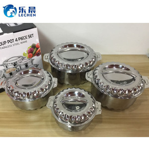 Bộ Nồi Lẩu Bằng Thép Không Gỉ Nồi Giữ Ấm Thực Phẩm Nồi Giữ Nhiệt Kép Nồi Giữ Ấm Thực Phẩm Bộ 3 Cái/4 Cái - Product Image 3