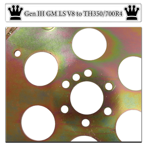 ערכת מתאם הילוכים LS1/LS2/LS6/5.3/6.0 עד TH350/700R4/4L60 לוח מתאם מתאם - מוסמך SFI 29.1 - ברגים ישירים - Product Image 4