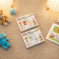 Cartes magnétiques double face effaçables à sec, ensemble éducatif créatif, jouets éducatifs magnétiques populaires