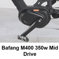 Bafang Vélo de montagne électrique à suspension complète avec moteur central sans balais de 350W avec affichage à LED