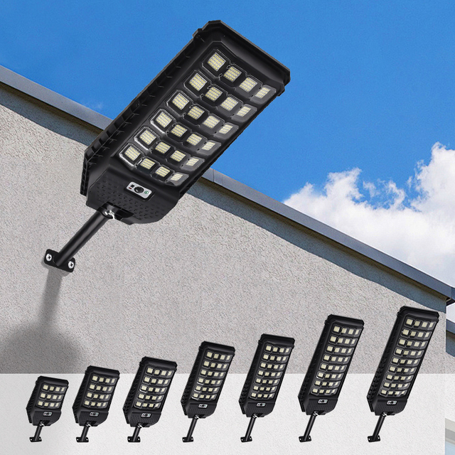 Professional Custom LED Motion Sensor Garden Solar Lamp IP65 ABS Outdoor Street Light