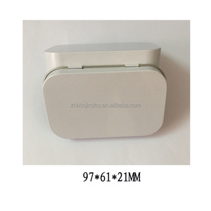 Scatola di Latta Vuota con Cerniera a Colori CMYK, Forma Rettangolare, Scatola in Metallo Tagliato, Completamente Personalizzabile, Confezioni in Latta Rettangolari - Product Image 6