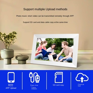 Khung ảnh kỹ thuật số 10.1 inch 32G Bộ nhớ lớn wifi màn hình cảm ứng đám mây upload-Play MP4 Video MP3 âm thanh điện thoại di động hình ảnh - Product Image 2