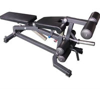 Banc de musculation commercial réglable en acier, équipement de gym multifonctionnel pour presse à poulies, stable, robuste et sûr