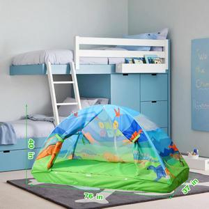 Tente sensorielle de jeu pour enfants en forme de dinosaure, respirante, pour l'intérieur, pour des rêves de sommeil et un espace privé, en matériaux de qualité - Product Image 4
