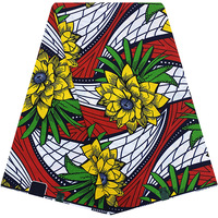 Kain Ankara Cetak Lilin Afrika 100% Katun Organik, Pola Batik untuk Gaun, Tas, Pakaian - Anti-statis Anti-Sobek untuk Anak Laki-laki