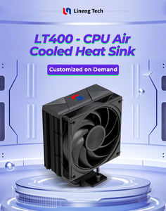 OEM ODM logotipo personalizado CPU enfriador de aire 4 tubos de calor 180W TDP 120mm ventilador Compatible con Intel LGA115X AMD AM4 AM5 precio al por mayor - Product Image 2
