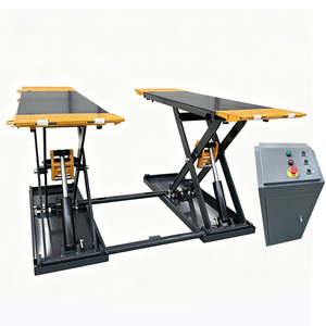 Pont élévateur à ciseaux mobile hydraulique portable homologué CE 4000 kg pour petits garages et réparation automobile - Product Image 1
