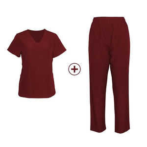 Tenues d'infirmières personnalisées à col en V pour femmes, uniformes médicaux élégants, ensembles de blouses médicales tendance, fabricants de blouses. - Product Image 3