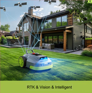 Tondeuse à gazon robotisée avec navigation par vision GPS RTK, contrôle intelligent par application sans fil, évitement d'obstacles par IA, tondeuse à gazon robotisée sans fil L15 - Product Image 2