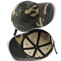 Topi Kamuflase Motif Pohon Siap Kirim Grosir, Cetak Sublimasi, Taktis, Vintage, Bahan Katun, Tanpa Struktur, Lembut, Model Dad Hat