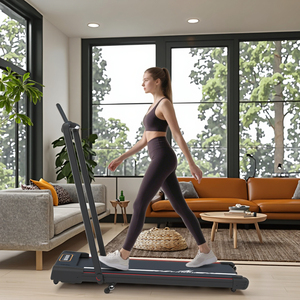 Mới được nâng cấp Cardio tập thể dục gấp treadmills dốc điều chỉnh đi Bộ Miếng Đệm với điện thoại di động chủ cho phòng tập thể dục sử dụng - Product Image 1