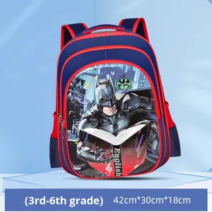 Juego <span class=keywords><strong>de</strong></span> Mochilas Escolares <span class=keywords><strong>de</strong></span> Nailon 3D Unisex para Primaria, Grados 1-6, 3 Piezas, Impermeables, Reducen la Carga - Product Image 6