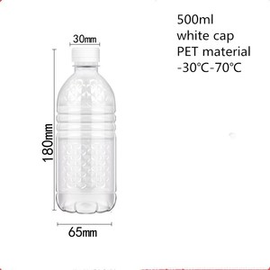 ขวดน้ำแร่ใส ขนาด 250 มล. 300 มล. 350 มล. 500 มล. 1000 มล. 1500 มล. 2000 มล. สำหรับเครื่องดื่ม น้ำผลไม้ นม ชา ขวดพลาสติก PET - Product Image 5