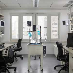 Reator Químico de Vidro com Condensador de Destilação para Laboratório, Caldeira de Reação com Aquecimento por Pirólise - Product Image 1