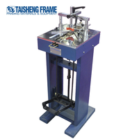 Machine à encadrer pneumatique CJ055 TS-J19, machine à fabriquer des cadres photo, pédale d'angle, encadreur manuel, sous-cloueur