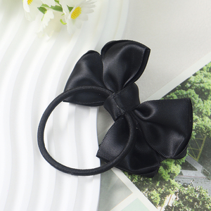 Accessori per capelli personalizzati per bambini <span class=keywords><strong>con</strong></span> fiocco elastici per coda di cavallo per bambini cravatte per capelli <span class=keywords><strong>con</strong></span> fiocchi - Product Image 4