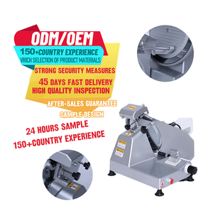 Chuyên Nghiệp 10-Inch Thép Không Gỉ Thịt <span class=keywords><strong>Slicer</strong></span> 220V Nhà Bếp Máy Cho Xúc Xích & Thịt Cừu Cắt Có Thể Điều Chỉnh Cho Nhà Hàng Sử Dụng - Product Image 2