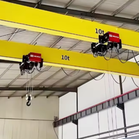 Nouvelle Grue à Pont Monopoutre Électrique Industrielle de Haute Qualité 1t-10t pour Entrepôt, Moteur Siemens, Portée Maximale 18m