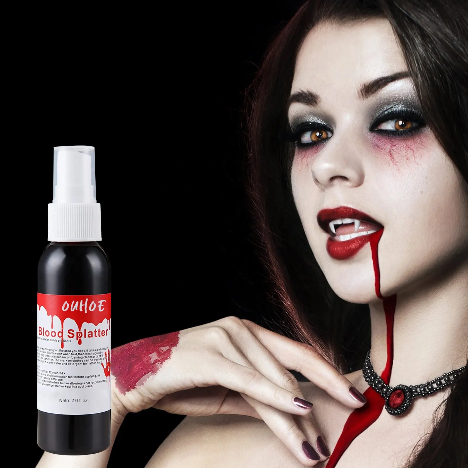 Maquillaje con efectos especiales para decoración de Halloween, artículos de maquillaje con sangre Artificial de himen, sangre falsa de Virgin para broma