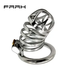 FRRK-43 Penis Chaste Tool Bondage Sex Products Professional New and Healthy Realistic Condom for Adults