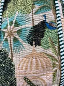 Bolso de Mano Acolchado de Algodón con Estampado de Bloques, Hecho a Mano, de Primera Calidad, para Uso Diario, Viajes y Compras - Product Image 5