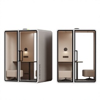Cabine de réunion insonorisée portable à prix d'usine, pods de travail silencieux pour l'intimité au bureau, cabine téléphonique acoustique