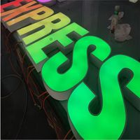 Letras 3D LED Personalizadas para Rótulos de Tiendas, Logotipos Comerciales, Decoración Publicitaria, Letreros con Iluminación Impermeable IP65